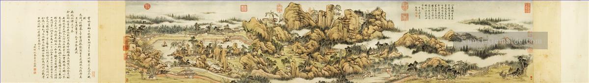 Qian Weicheng Löwe Wald Chinesische Kunst Ölgemälde